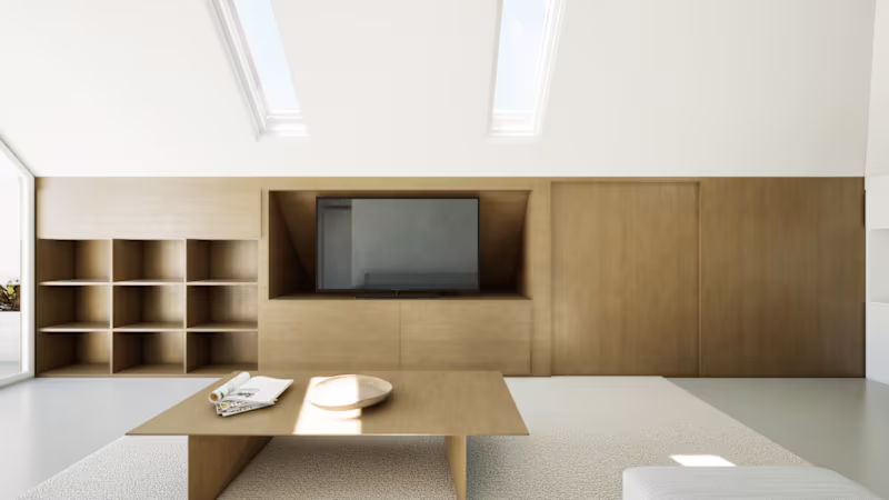 Cover image for Linving room - 3D Rendering and Interior design