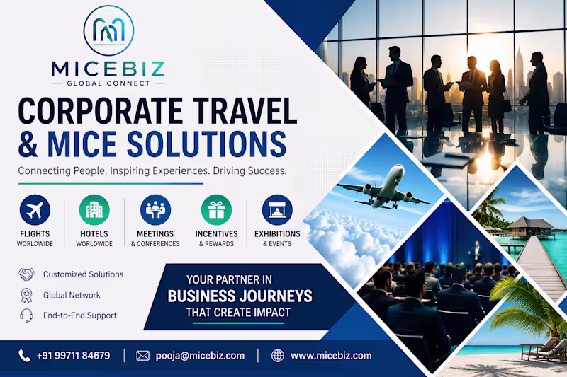 Cover image for Created a corporate travel and