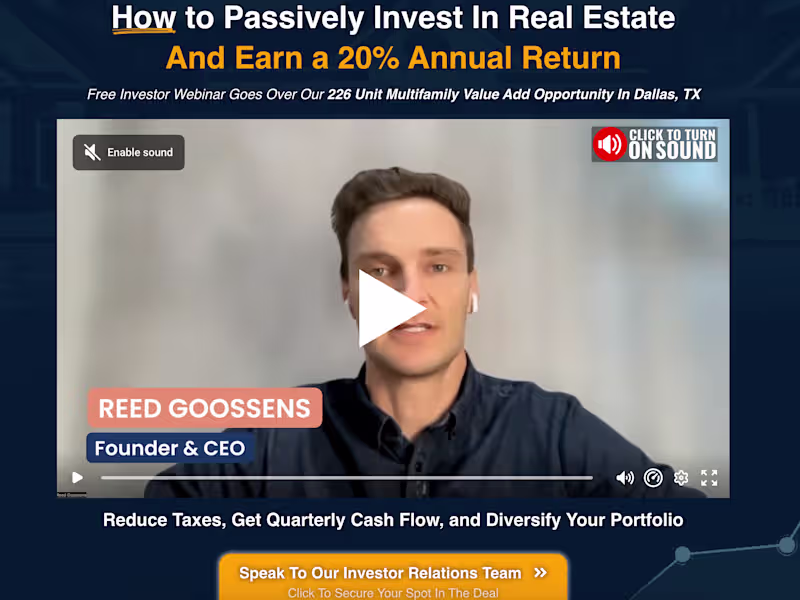 Cover image for RSN Property Group: Investor Funnel System