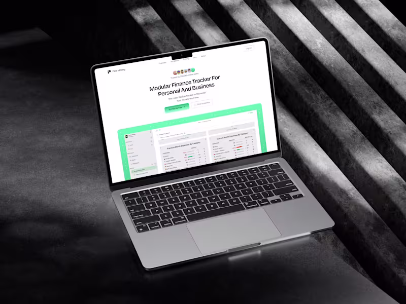 Cover image for Fina Money Website Redesign