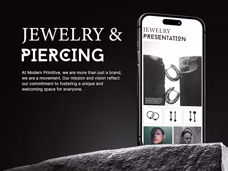 Cover image for Brand Identity for a Sculptural Jewelry Brand