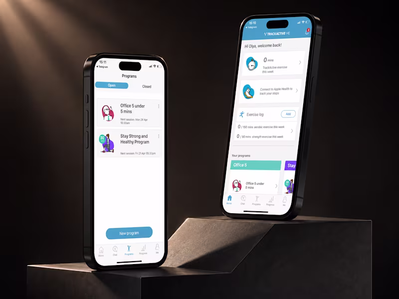 Cover image for TrackActiveMe - Healthcare App