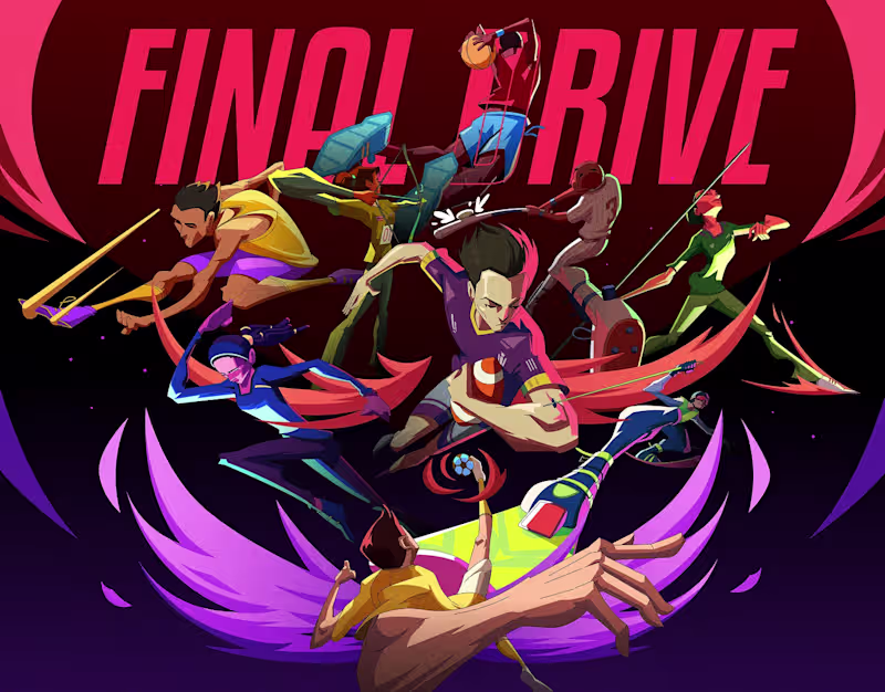 Cover image for Final Drive | Sportsman  Illustration Design 