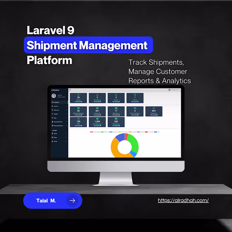 Cover image for Al-Radhah - Shipment Management Platform