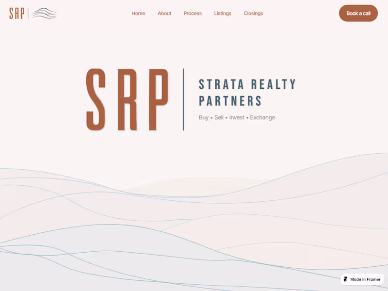 Cover image for Website Design for STRATA REALTY PARTNERS