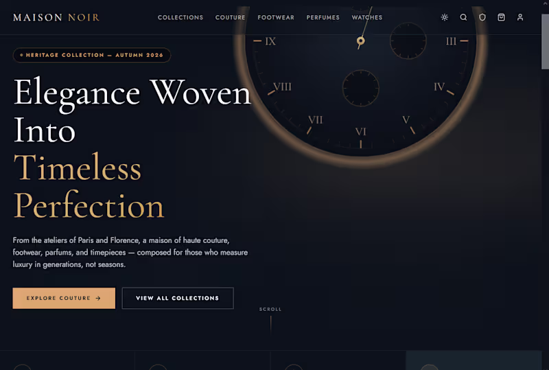 Cover image for Ultra-Luxury E-Commerce Web Application Development