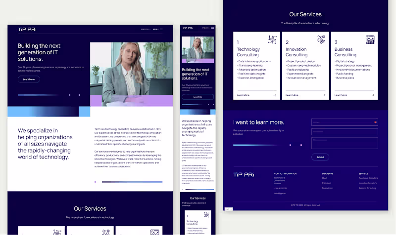 Cover image for AI & ML Consultancy Website