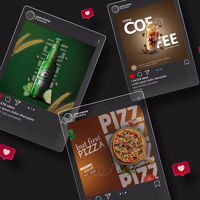 Cover image for Social Media Post Design: Products & Events