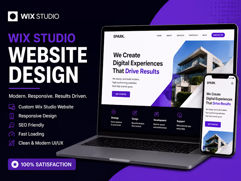 Cover image for Wix Studio Website Design