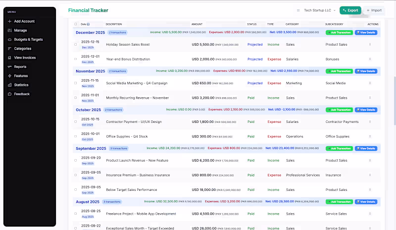 Cover image for Financial Tracker Desktop Application Development