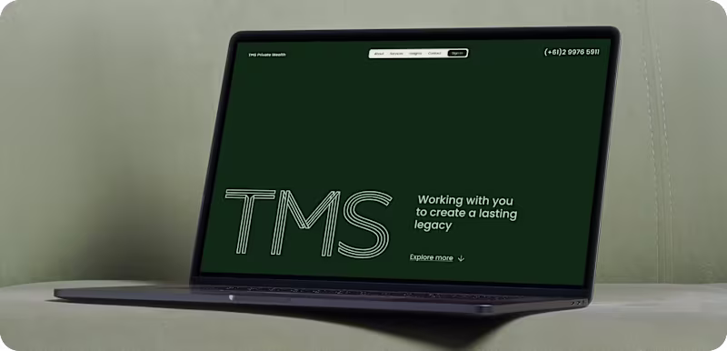 Cover image for TMS Private Wealth Marketing Site Development