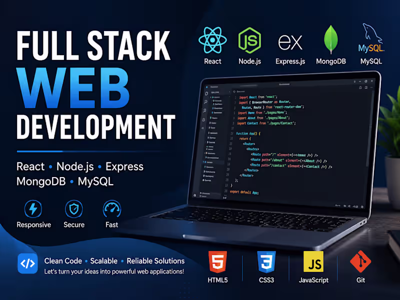 Cover image for Full Stack Web Application Development
