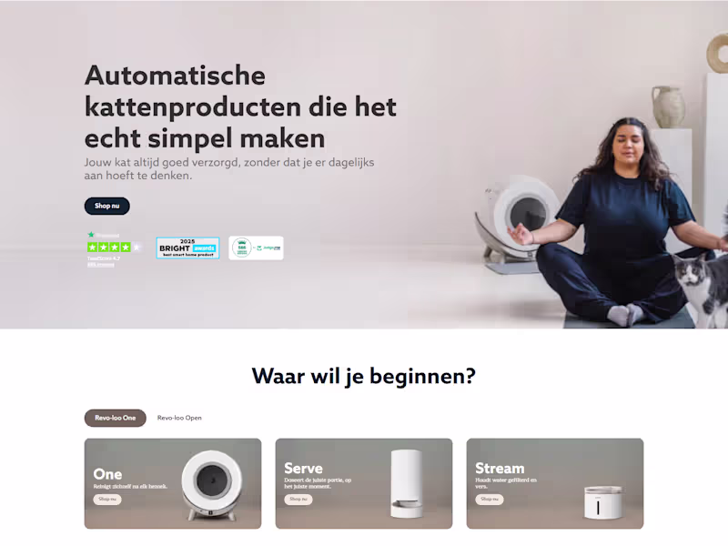 Cover image for Revo-loo — Shopify E-commerce Website | Instant Page Builder
