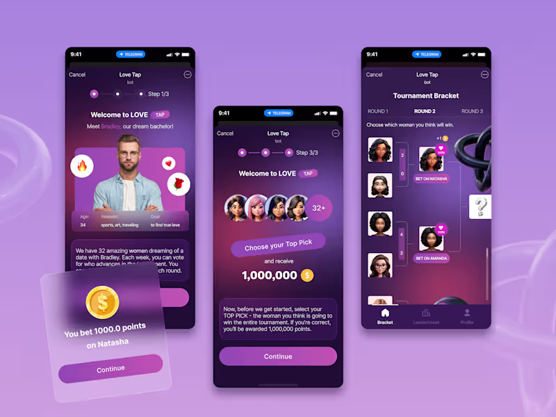 Cover image for Love Tap — Telegram Mini