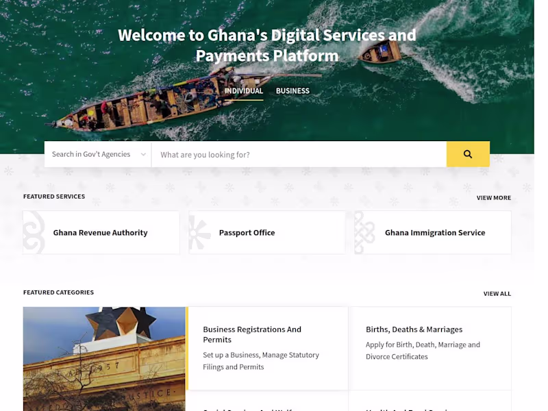 Cover image for Ghana.gov.gh