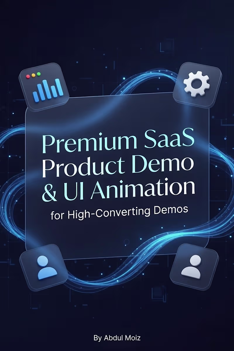 Cover image for Premium SaaS Product Demo & UI Animation