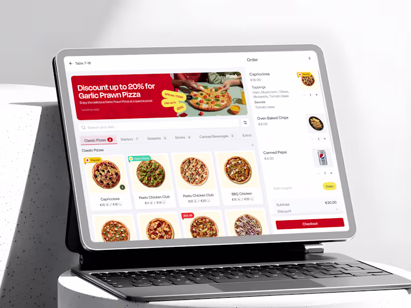 Cover image for Piznek - Dashboard Restaurant POS