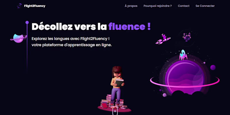 Cover image for E-learning website