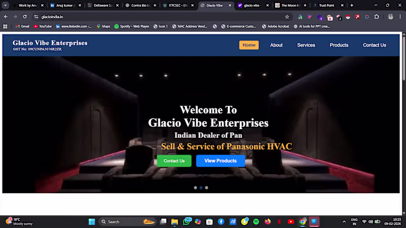 Cover image for Built a professional website for