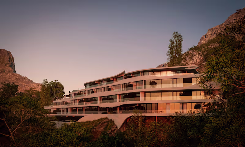 Cover image for Cape Town Resort Hotel | Exterior Architectural CGI