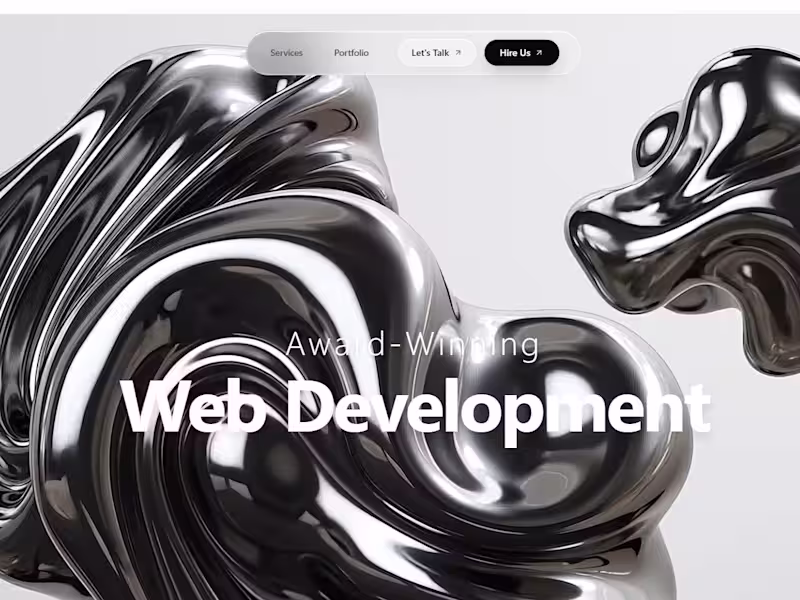 Cover image for Lumina Web Agency Landing Page