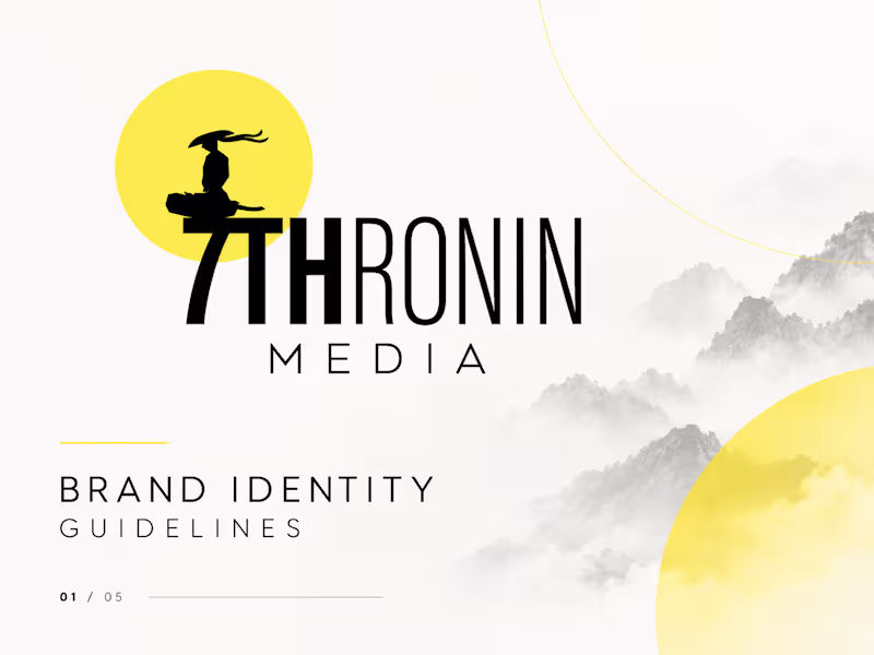 Cover image for THRONIN MEDIA — Brand Identity