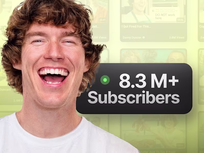 Cover image for Youtube Thumbnail Design For Danny Duncan 