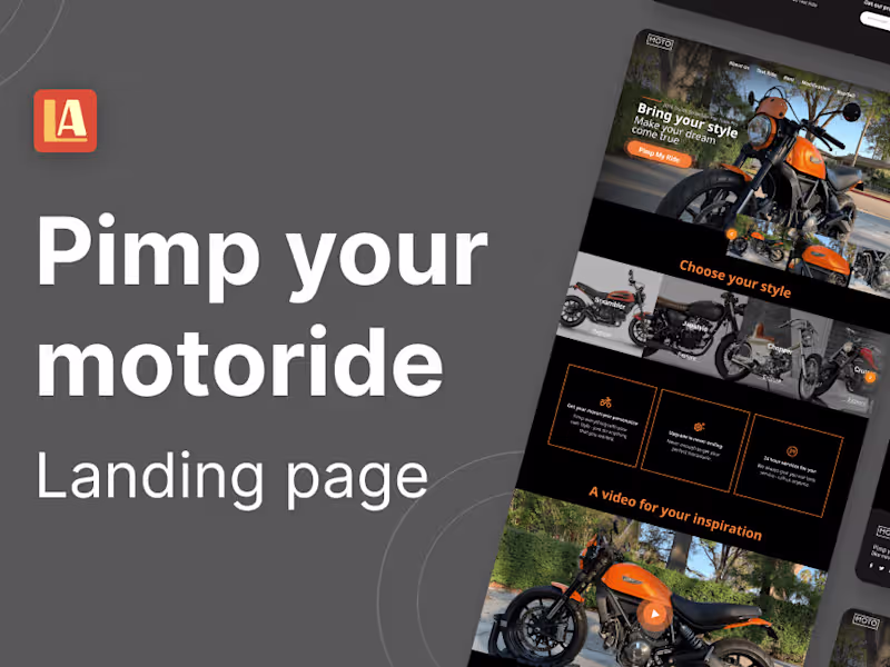 Cover image for Developing Webflow landing page for Pimp my ride