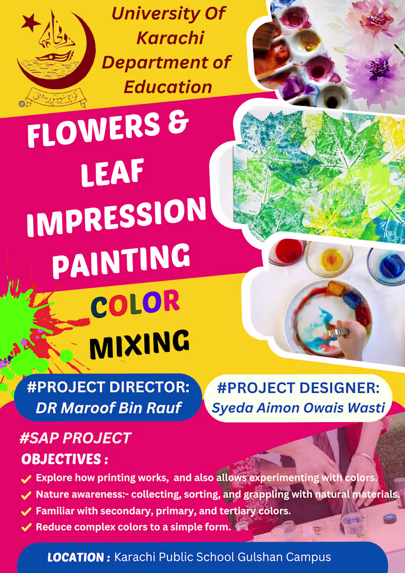 Cover image for Project: Flowers & Leaf Impression