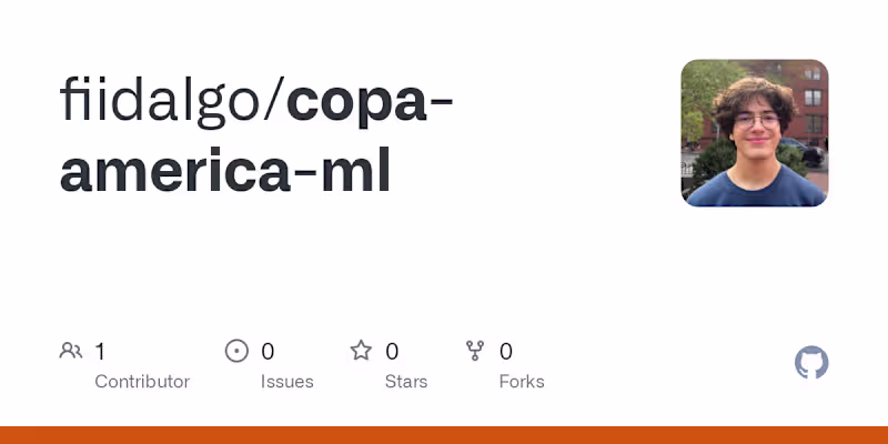 Cover image for Machine Learning Model for Predicting 2024 Copa America