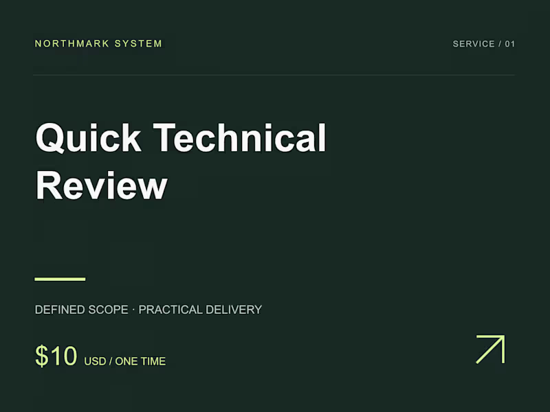 Cover image for Quick Technical Review