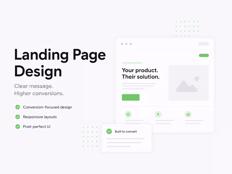 Cover image for Landing Page Design
