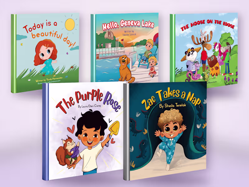 Cover image for Children's Book Cover Design (Full Wrap)