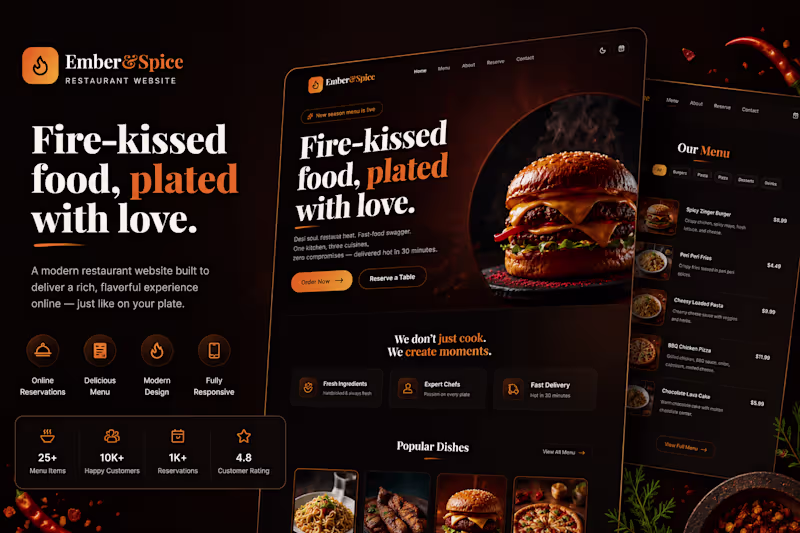 Cover image for Ember & Spice – Premium