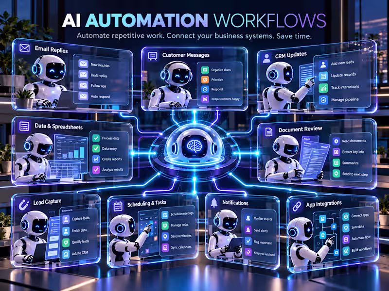 Cover image for I will Build an AI Automation Workflow for your Business