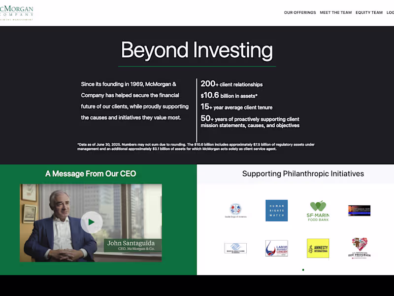 Cover image for McMorgan & Company