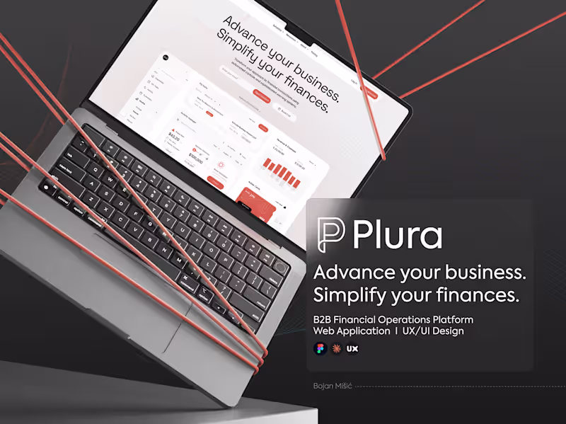 Cover image for Plura B2B Fintech Dashboard