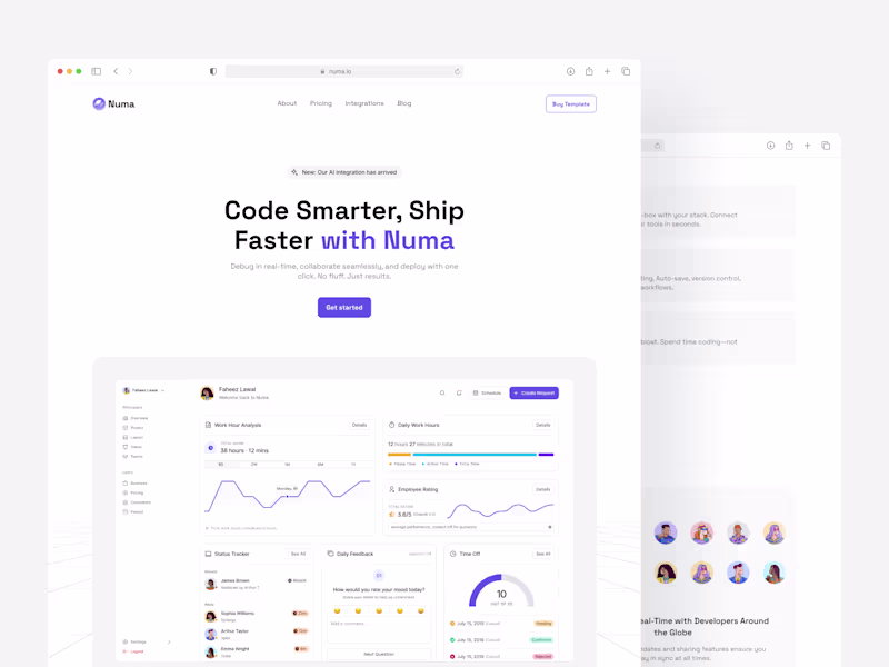Cover image for NUMA Template Development