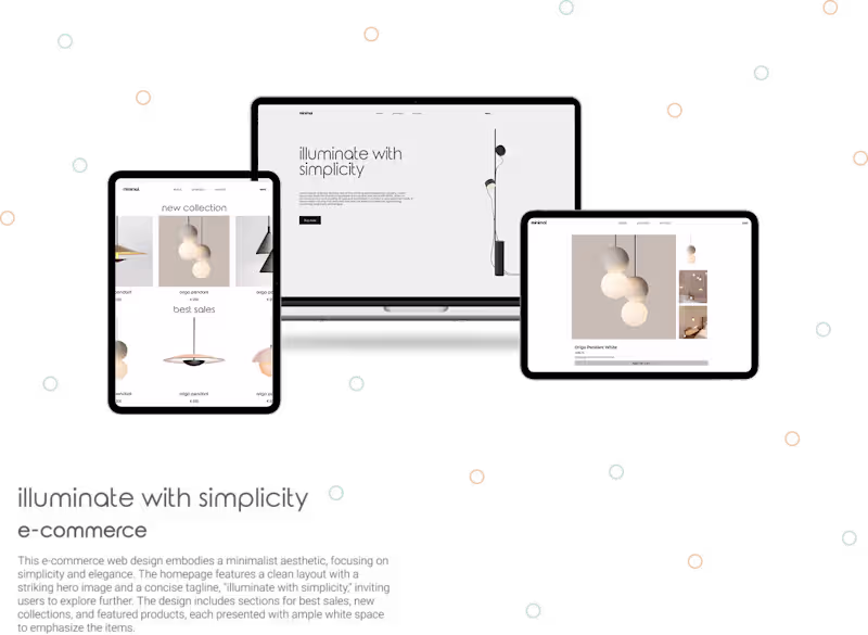 Cover image for Illuminate with simplicity - e-commerce