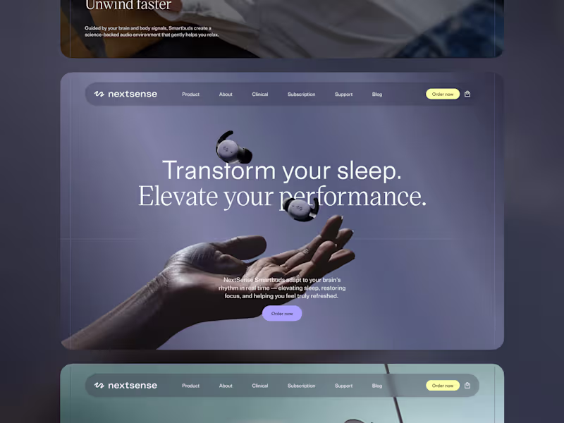 Cover image for Sleep Technology eCommerce Experience Design
