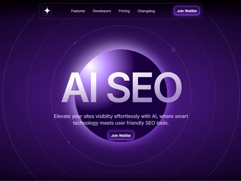 Cover image for AI Startup Landing Page