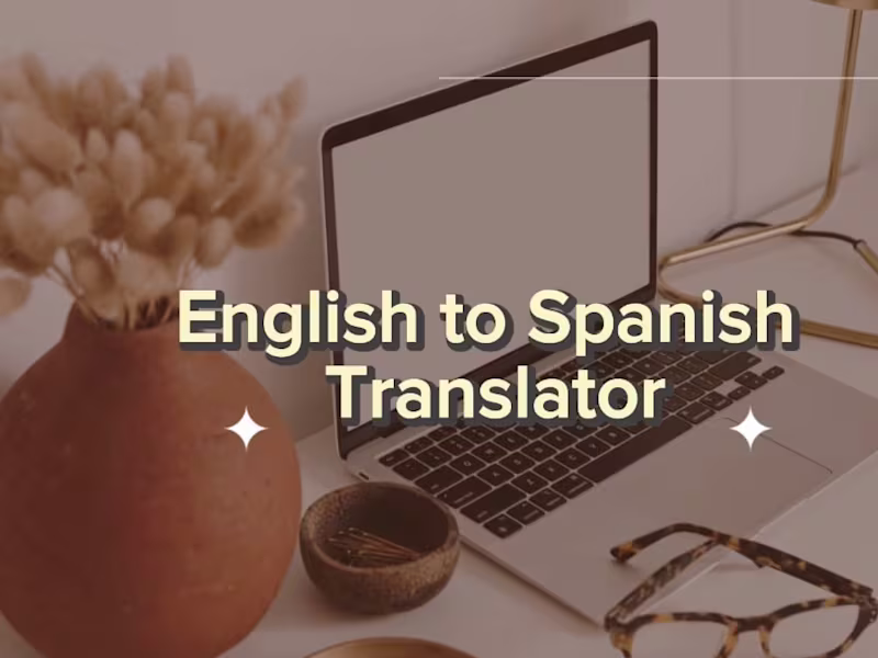 Cover image for English, Spanish Translation