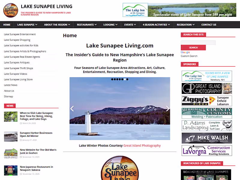 Cover image for Web Designer for Restaurants, Inns & Local Businesses
