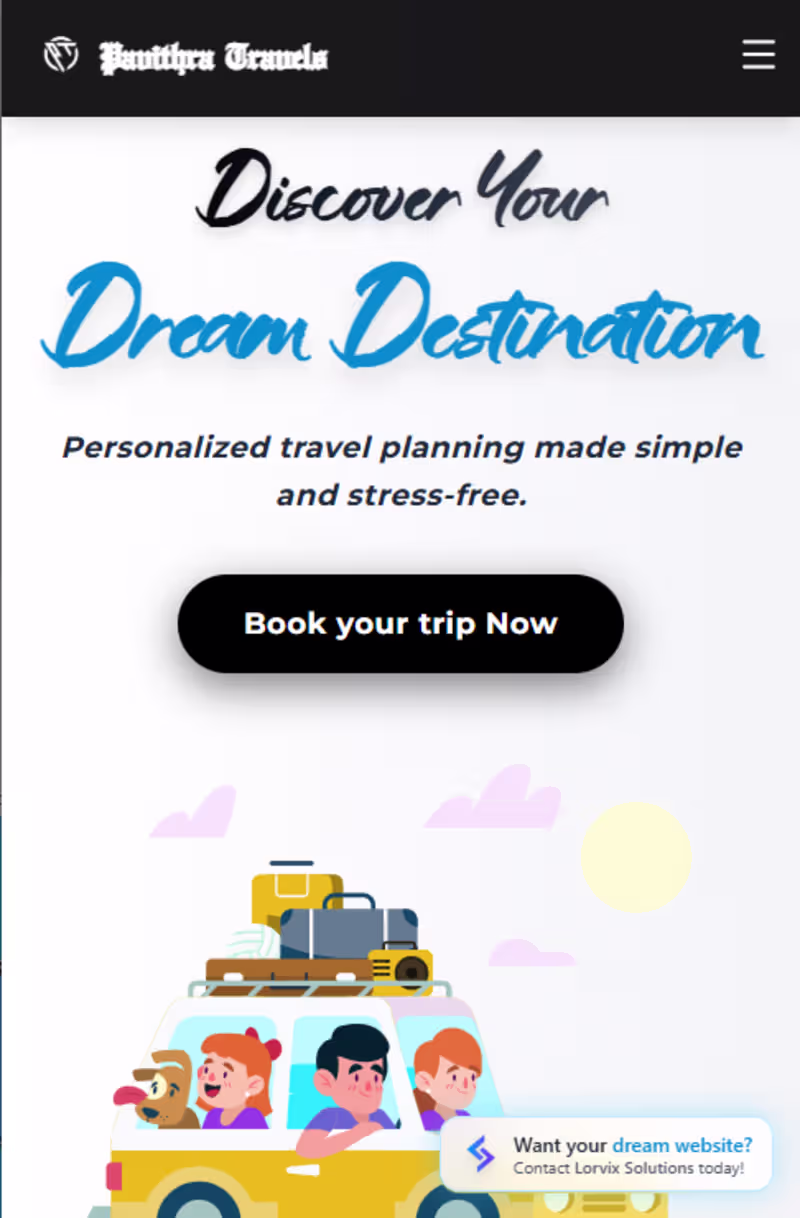 Cover image for Developed a professional website for