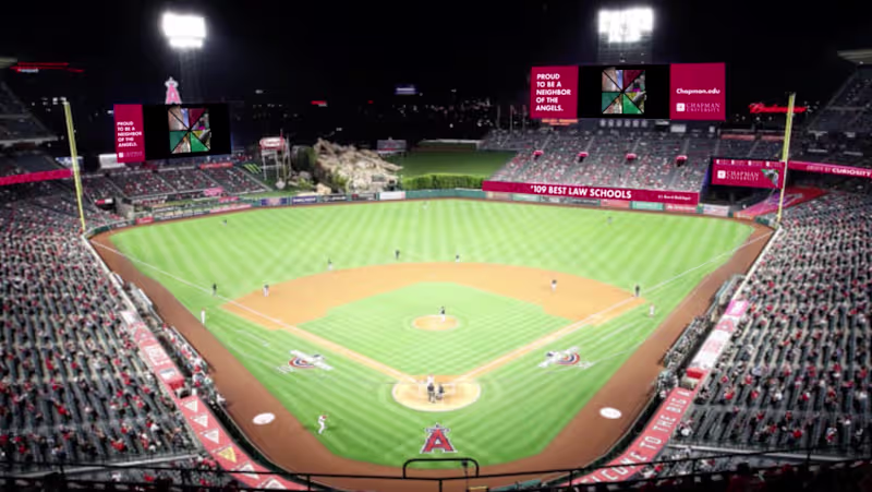 Cover image for Chapman University - Angel Stadium Ad Takeover