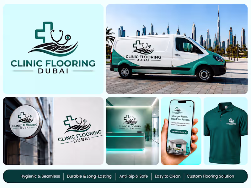 Cover image for Modern Logo Design for Healthcare & Medical Brands Flooring