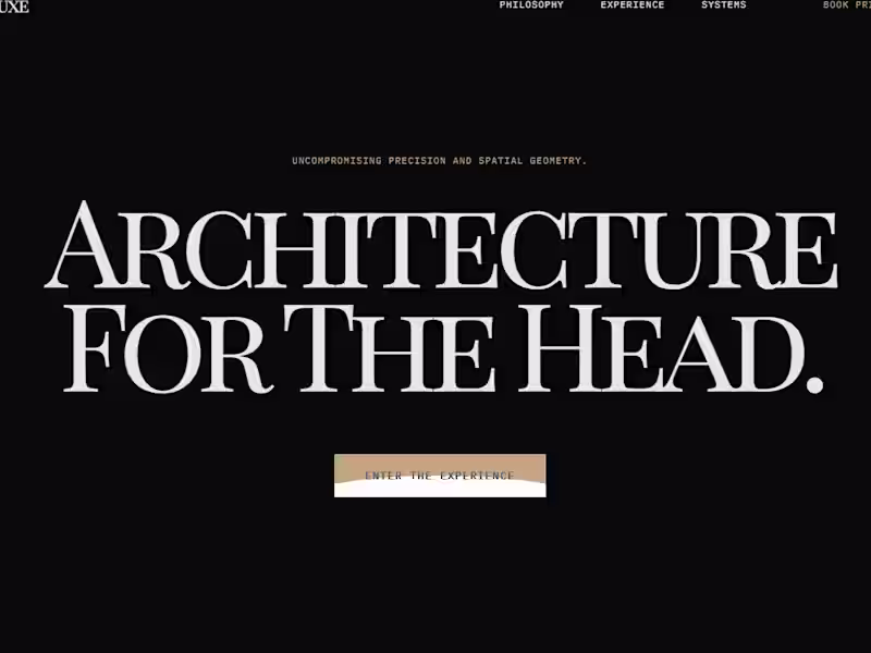 Cover image for Aura Luxe,
High-concept demo site for
