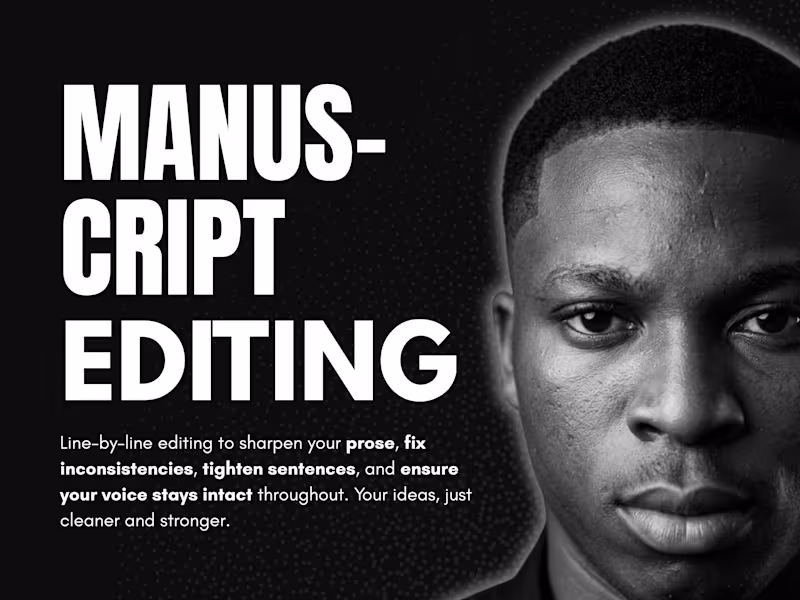 Cover image for Manuscript editing