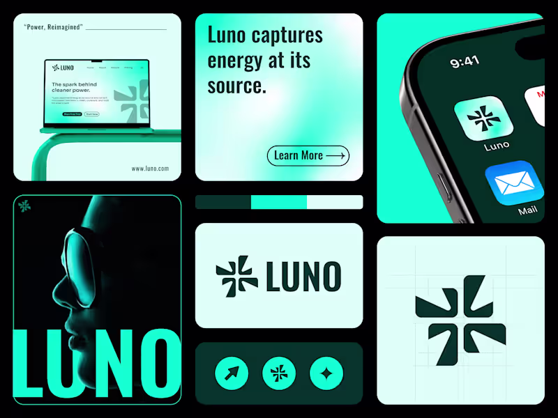Cover image for Brand Identity Design for Luno, a Clean Energy Company