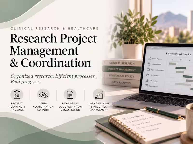 Cover image for Clinical Research & Project Management Support